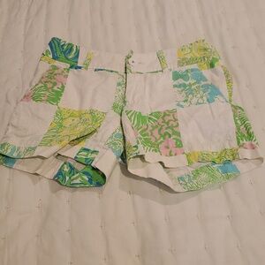 Lilly Pulitzer Women’s Resort White Lioness Patchwork Callahan Short Women's 00